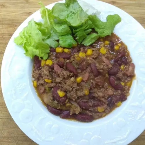 Chili con carne, riche en protéines et sans aucun additif