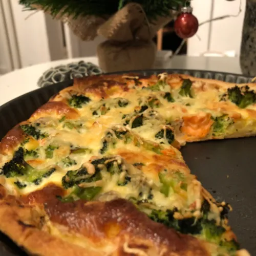 Tarte saumon brocolis