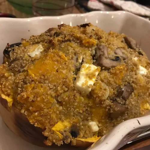 Butternut ou courge doubeurre farcie au four