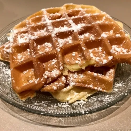 Gaufres aux oeufs croustillantes et allégées