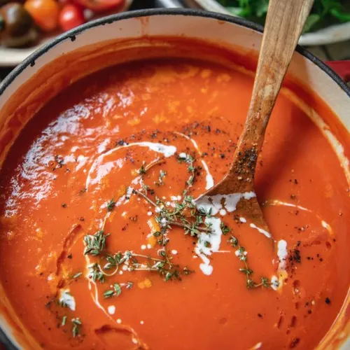 Sauce tomate à la crème fraîche