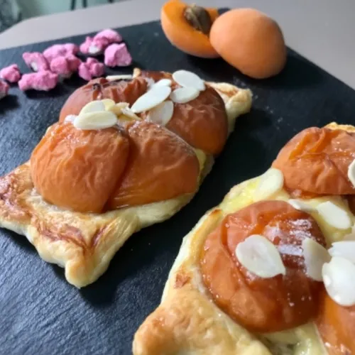 Feuilleté aux abricots