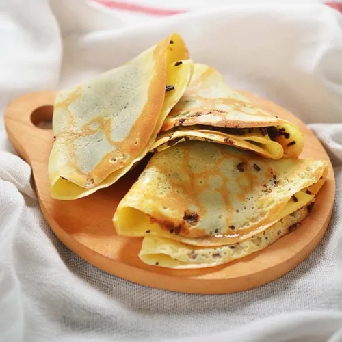 Crêpes moelleuses au lait d'amande