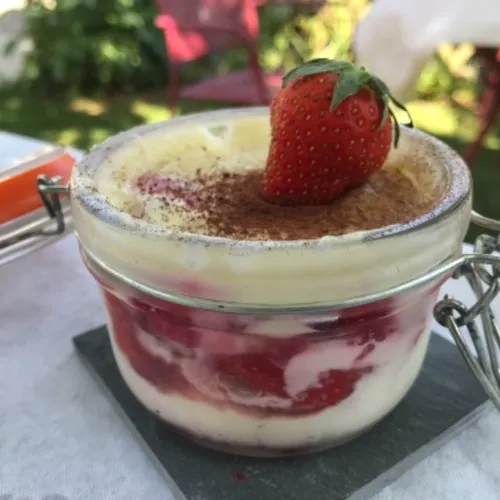 Tiramisu aux fruits rouges