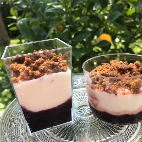 Fromage blanc façon crumble