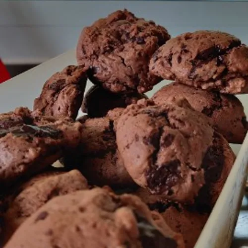 Cookies tout chocolat maison