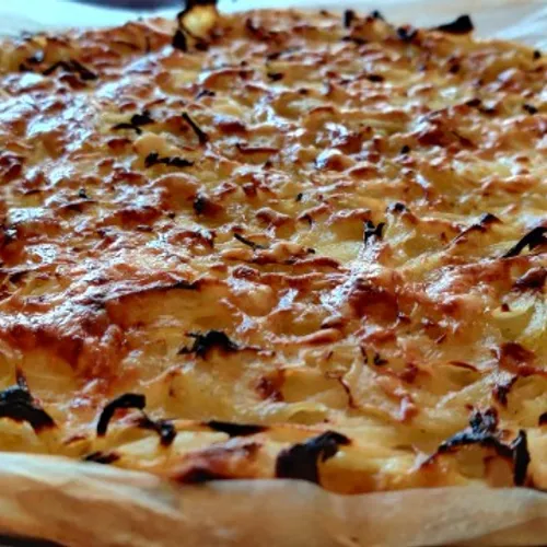 Flammenkuche croustillante facile à réaliser