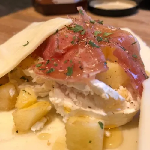 Feuilleté pomme-chèvre