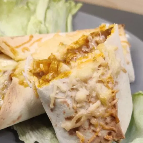 Wraps de viande hachée et ratatouille