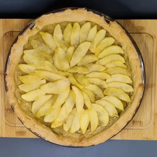 Tarte aux pommes vanillées