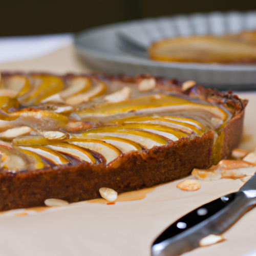 Gâteau aux poires et aux amandes