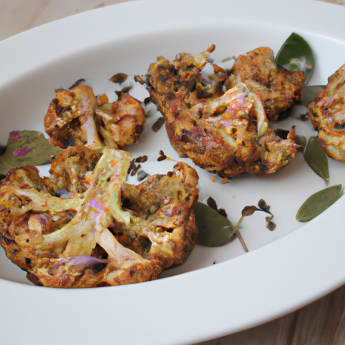 Chou fleur rôti et épicé à l'ail et au cumin recipe