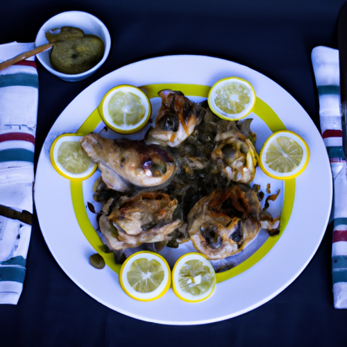 Poulet grillé aux herbes de Provence et citron