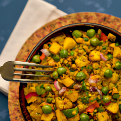 Curry végétarien de pois chiches et légumes croquants