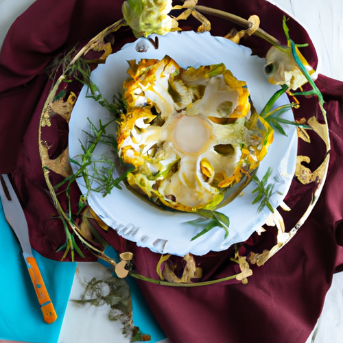 Chou-fleur rôti à l'ail et au romarin