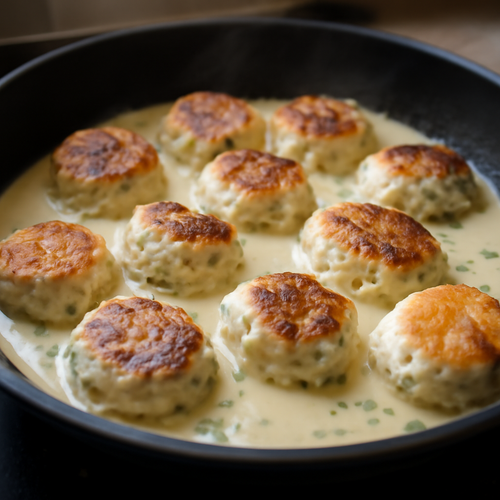 Boulettes de poisson frais des fjords scandinaves