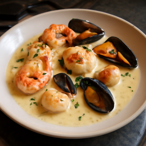 Sauce Normande pour les Fruits de Mer