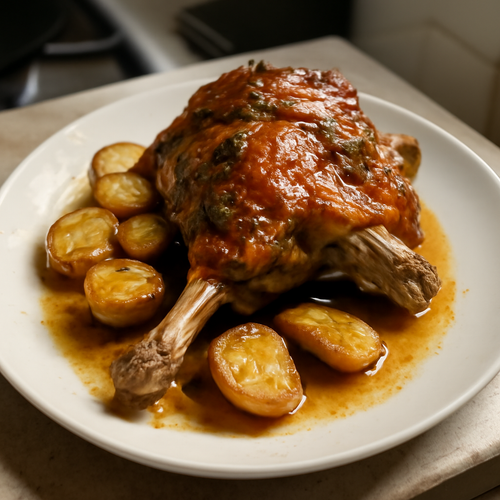 Patagonian Cordero Asado au Romarin