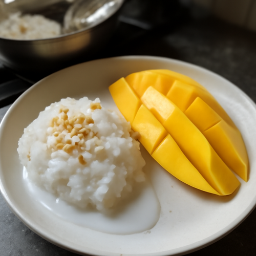 Khao Niew Mamuang - Dessert de Mangue et Riz Gluant