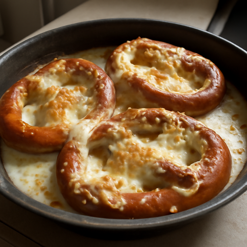 Bretzels Bavarois au Fromage à la Créme