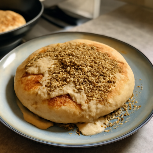 Baladi Bread avec Dukkah Égyptien