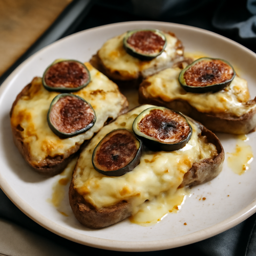 Tartines Corses de Reblochon et Figues recipe