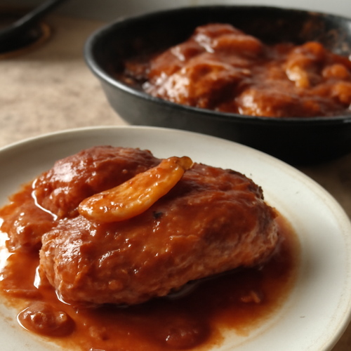 Sauce barbecue du Midwest aux pêches