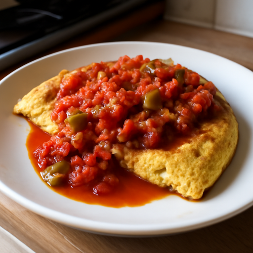 Tortilla Basquaise - Omelette Basque Traditionnelle
