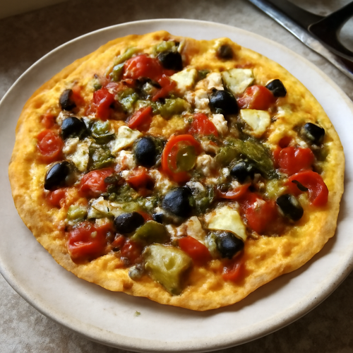 Omelette Méditerranéenne aux Restes de Légumes