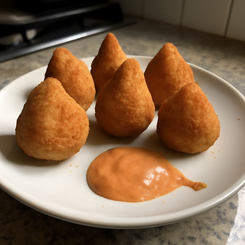 Coxinhas de Frango - Délicieuses bouchées brésiliennes