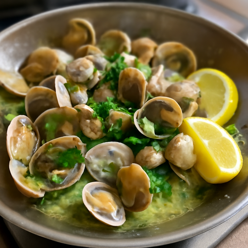 Ameijoas à Bulhão Pato: Enhanced Clams à la Bulhão Pato