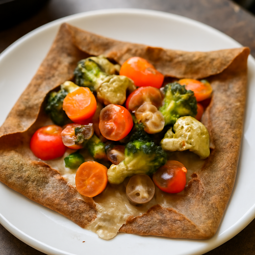 Galette de Sarrasin aux Légumes de Saison