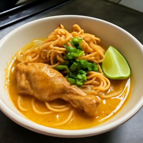 Khao Soi: Soupe de Nouilles Thaïlandaise au Curry