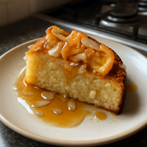 Gâteau de Semoule aux Agrumes et Amandes