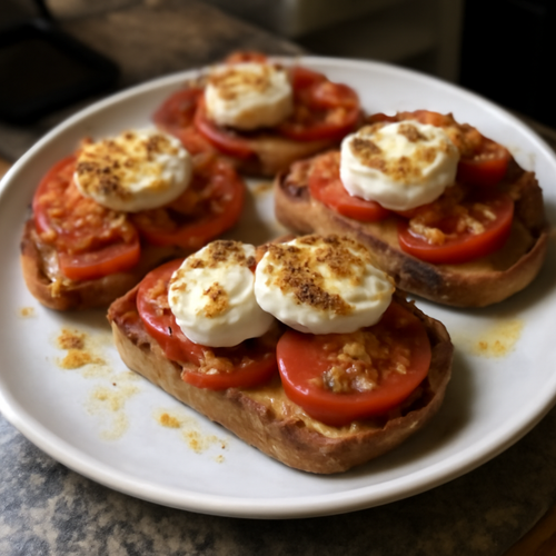 Tartines Provençales au Fromage de Chèvre et Tomates recipe