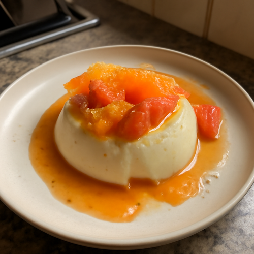 Panna Cotta aux Agrumes de la Côte Portugaise