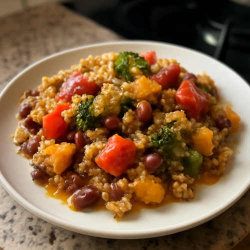 Quinoa aux légumes colorés des Andes