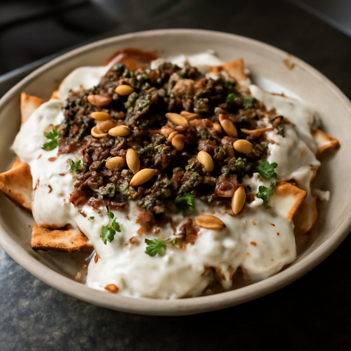 Mezze de Fatteh au Yaourt Libanais