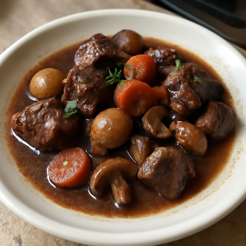 Boeuf Bourguignon: Ragoût de Bœuf Traditionnel