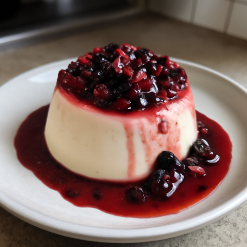 Panna Cotta aux Baies du Patagonie
