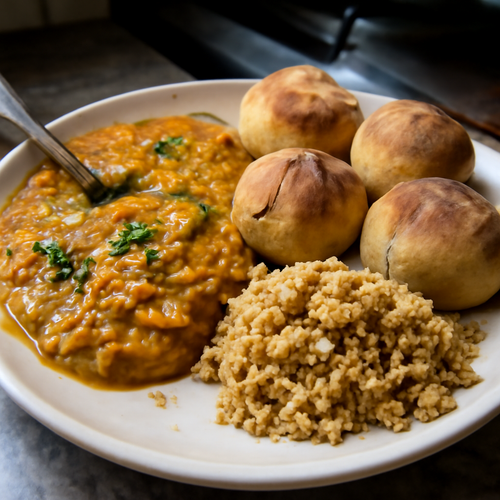 Dal Baati Churma: Plat principal Rajasthanais budgétaire recipe