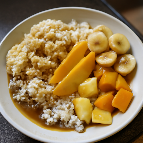 Hawaiian Breakfast Bowl aux fruits tropicaux recipe