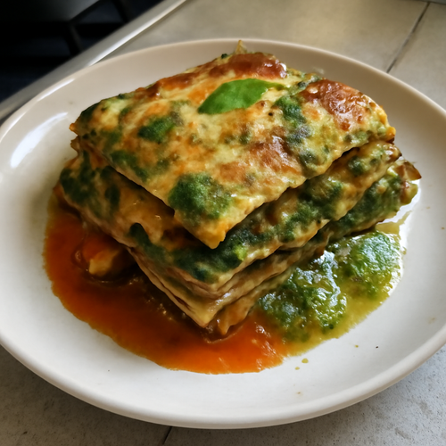 Lasagne Végétarienne au Pesto de Basilic recipe