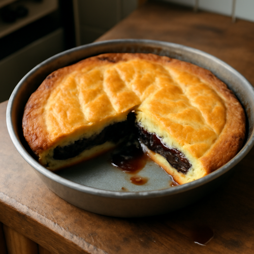 Gâteau Basque aux Cerises Noires