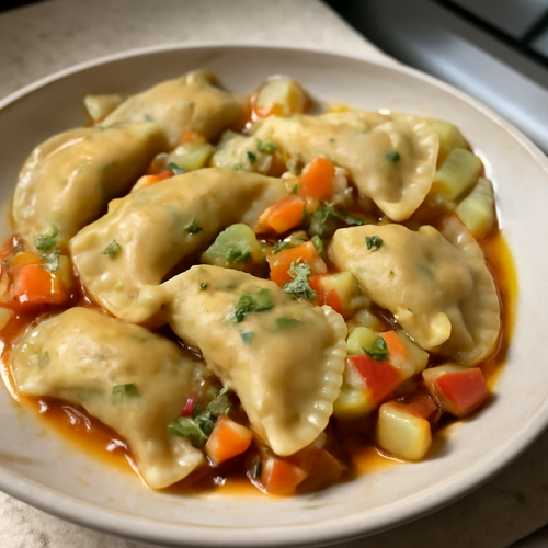 Varenyky aux légumes d'été: une touche végétarienne