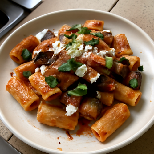 Pasta alla Norma Végétarienne recipe