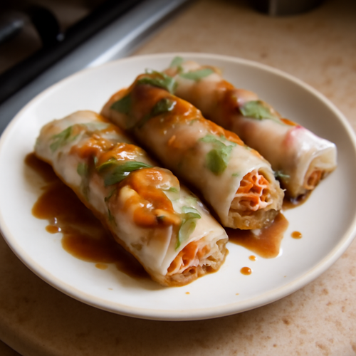 Rouleaux de Printemps Fusion Singapourien