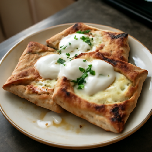 Khacho: Galettes Tartinées de Géorgie