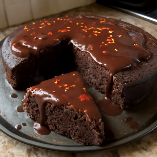 Gâteau au chocolat et piment de la frontière Tex-Mex