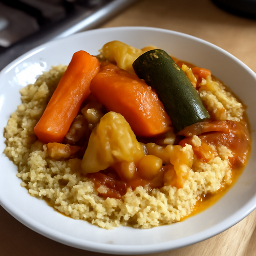 Couscous aux légumes de saison recipe